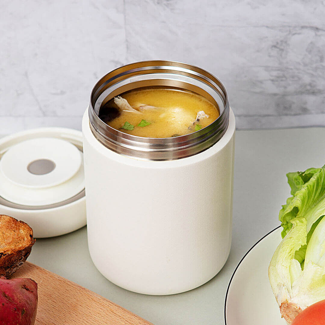 Xiaomi pinlo 550ml bærbar vakuumisolert koketermos i rustfritt stål braisert beger lett mattermos fra youpin