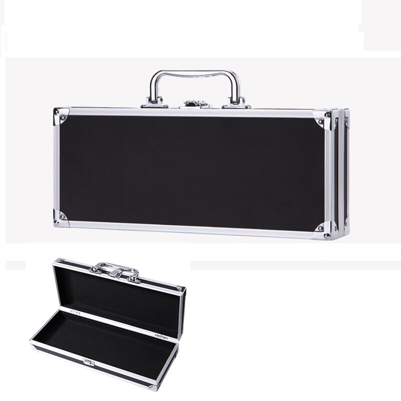 350x145x70mm Toolbox Aluminum Tool Box Portable Instrument Box Storage Case Suitcase Travel Luggage Organizer Case