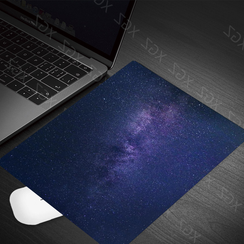 Yzuoan Original Starry Sky gioco Mouse Pad studente Computer Pad scrivania Pad protezione Notebook tastiera Pad 22*18 Cm di piccole dimensioni: 22x18-8