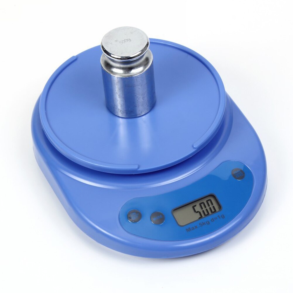 Kitchen Digital LCD Electronic Scale Food Balance Measuring Weight Tool with Removable Bowl