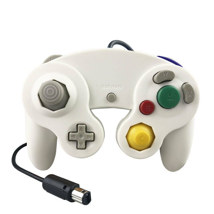 Gamepads Game Controller Pad Joystick for Nintendo Game Cube or for Wii kids Christmas: white