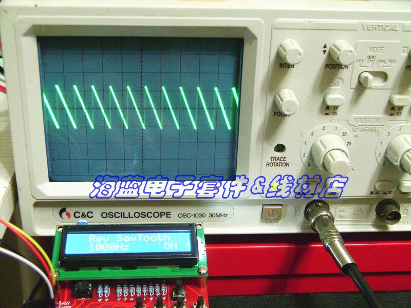 1 STÜCKE DDS FUNKTIONSGENERATOR dreieck sinus rechteckimpuls sägezahn rauschgenerator