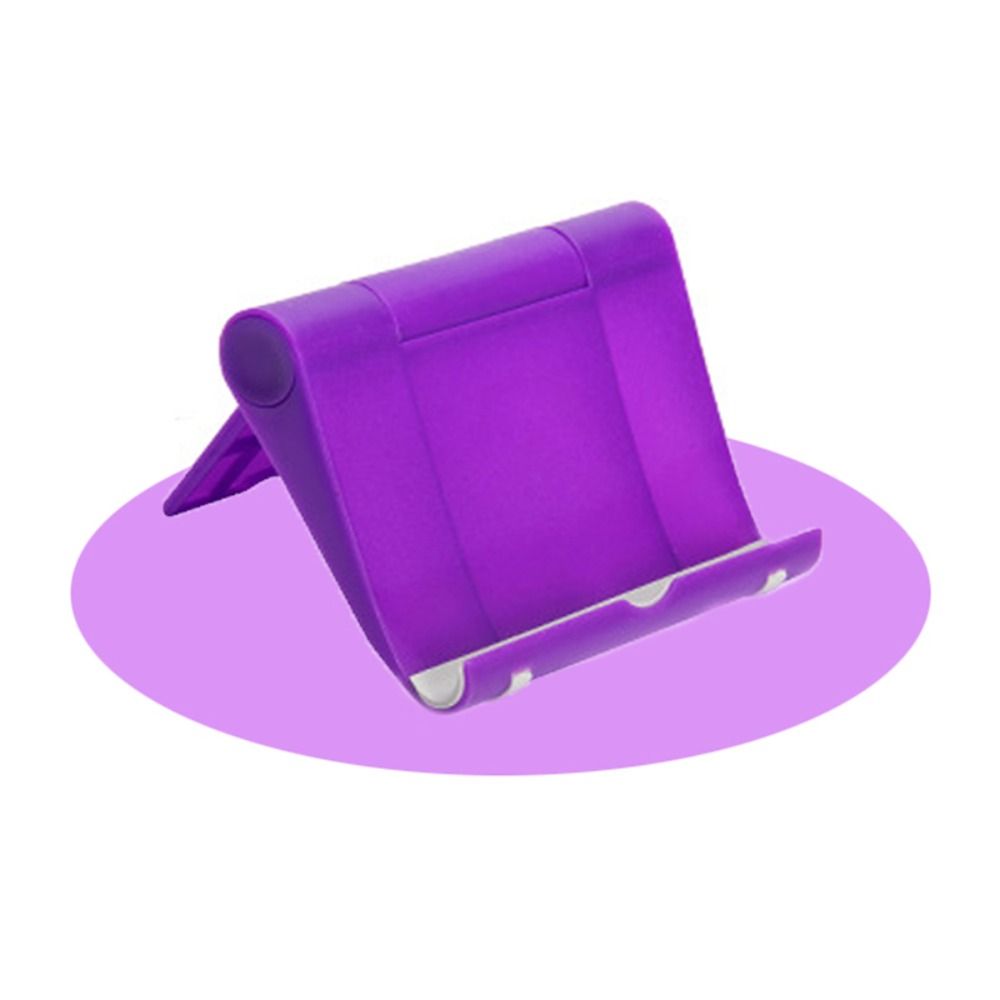 Soporte plegable ajustable para teléfono de escritorio, soporte de escritorio antideslizante, soporte de montaje para mesa de escritorio, accesorios universales, soporte para teléfono de escritorio: Rosa