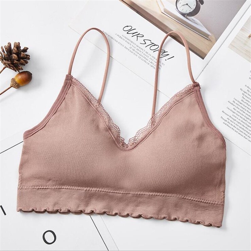 Kvinder sexet crop top selevest solid blonde med tynd skulderrem uden stålring vest åndbare komfortable toppe