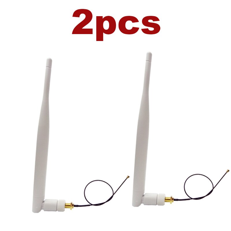 868 mhz 915 mhz antena 5dbi RP-SMA conector gsm 915 mhz 868 mhz antenas à prova dwaterproof água + 21cm sma macho/u. fl trança cabo: 2pcs