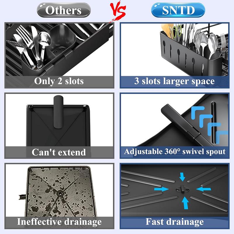 Keukenafvoerrek Aanrecht Schotel en Lepel Opbergorganisator Multifunctionele Kastplank Thuisgebruik Keukenaccessoires