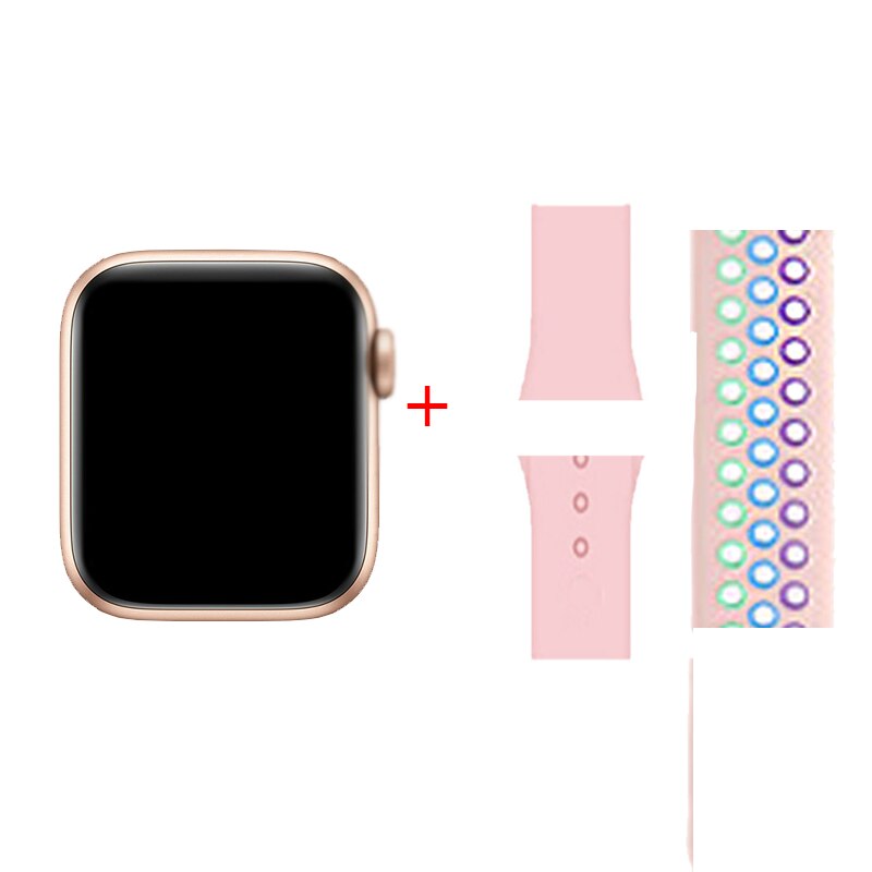 Neue serie 6 IWO G68L Smart Uhr Fitness Tarcker Bluetooth anruf uhr kinder uhren mädchen für IOS huawei PK W26 HW12 IWO 12 13: pink add NKCP