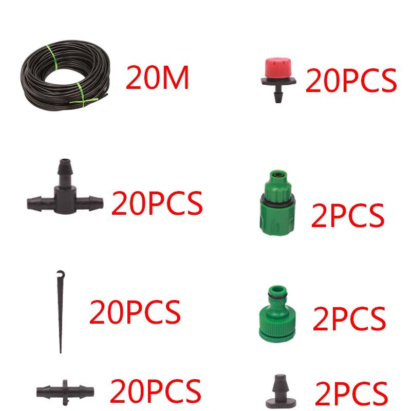 10 mt/25 mt/30 mt Automatische Bewässerung Gerät Intelligente Drip Garten Bewässerung System Bewässerung Tropf Bewässerung Set brunnen Sprinkler: 20M  style 1