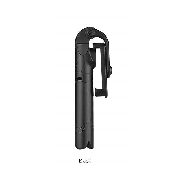 FANGTUOSI trípode plegable palo Selfie monopie Bluetooth con botón inalámbrico palo de autofotos con obturador para iOS/Android/Xiaomi: black