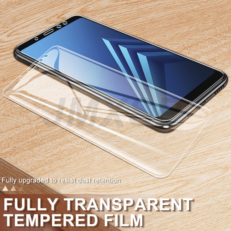 3 sztuk szkło hartowane dla Samsung Galaxy A8 A6 J4 J6 Plus 2018 szkło ochronne Samsung A7 A9 J8 2018 A10 A40 A50 A70 A90 szkło