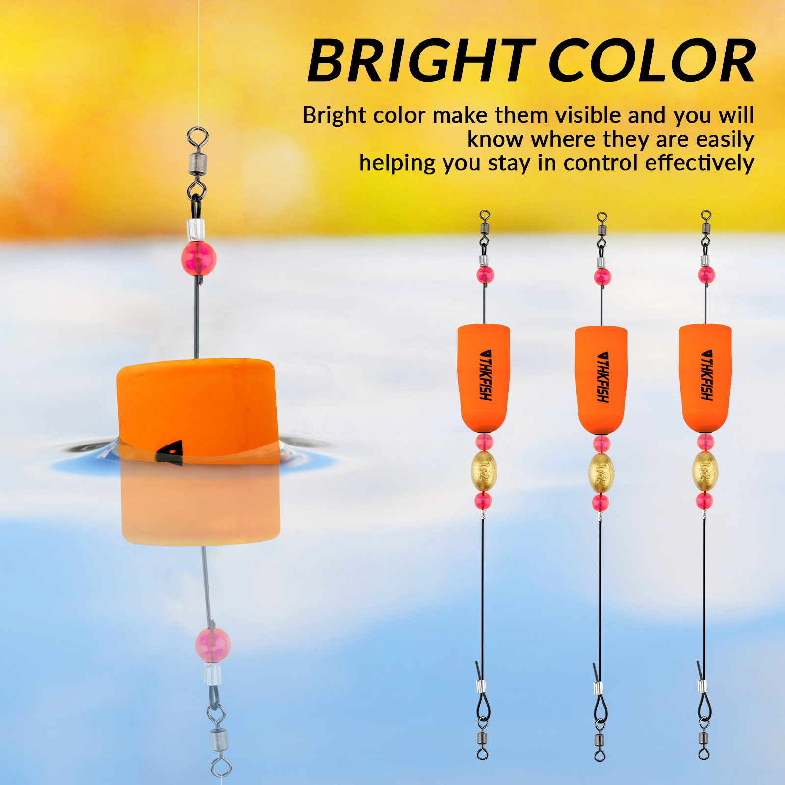 1 piece Fishing Float Bobber 6.5cm Slip Bobbers Fishing Floats Buoy Carolina Rig Fishing Accessories