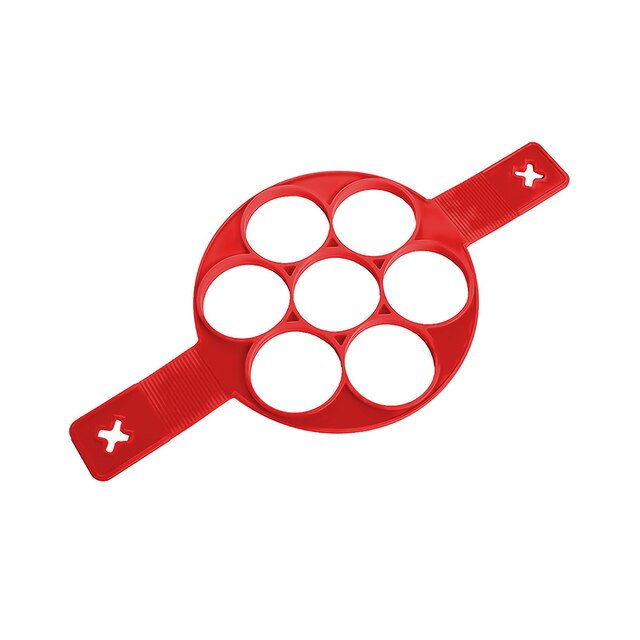 Moldes de silicona antiadherentes para hacer tortitas, para hornear en la cocina, con tapa, CF-226: 7