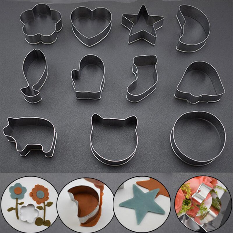 1PC Cookie Cutter Biscuit Press Stamp Embosser Sugar Pasty Cake DIY Baking Mould Pasteleriay Reposteria Accesorios Baking Tools