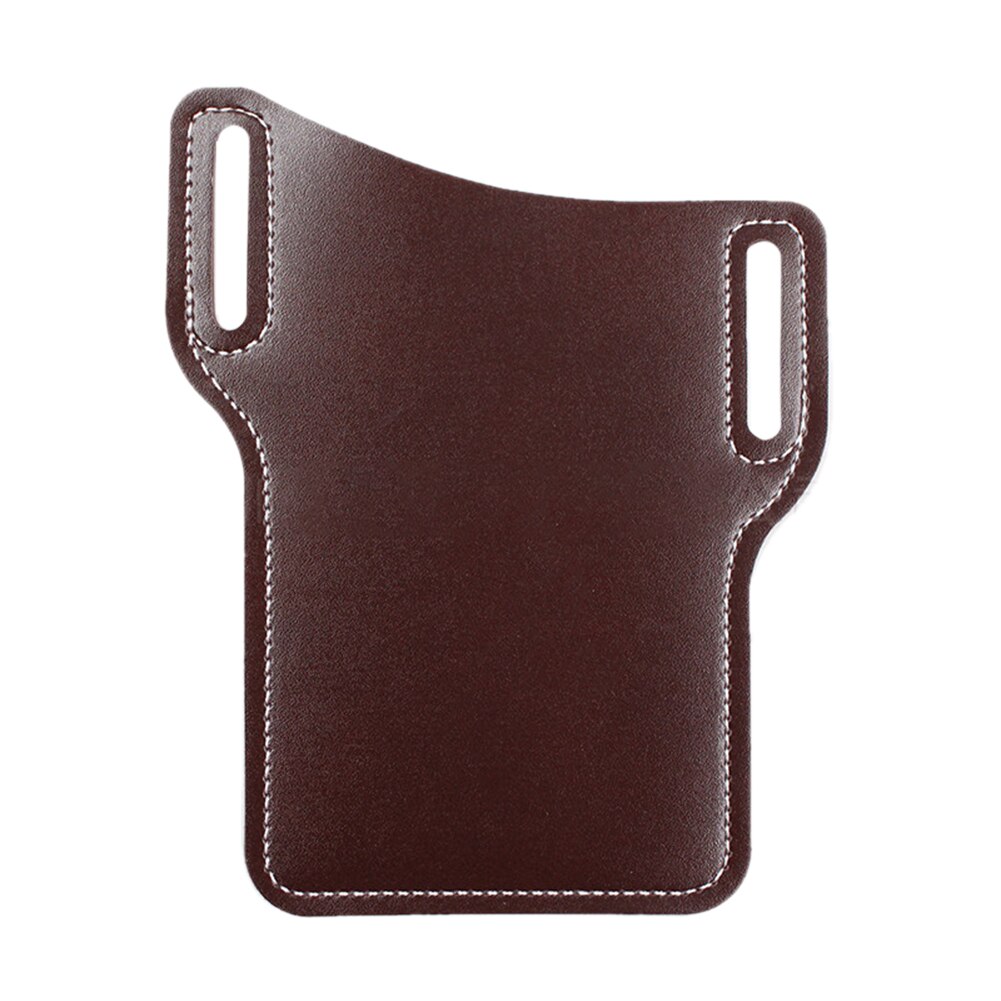 Bolsa de cintura para hombre Accesorios de cuero bolsa teléfono cartera teléfono móvil bucle funda con cubierta cinturón: Rosa