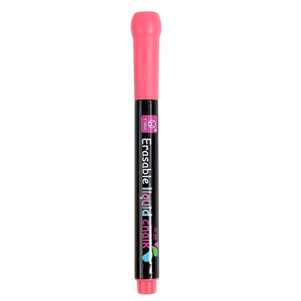 Dust Free Liquid Chalk Pen Erasable Multi-Color Whiteboard Art Marker Pen Highlighters For Blackboard Graffiti LED Board Writing: Yellow
