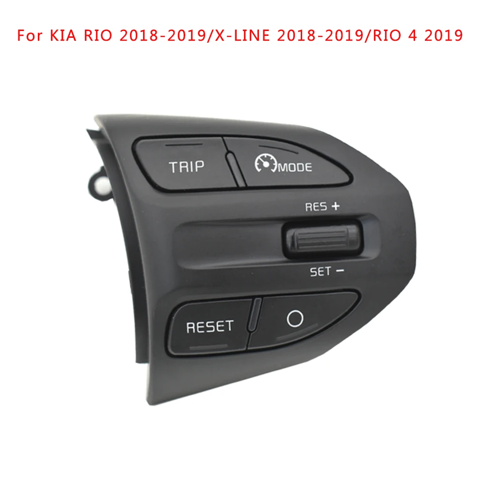 Pulsanti di controllo della velocità del volante per KIA K2 RIO 2017 2018 2019 RIO 4 manopola del cambio dell'interruttore del volume del telefono Bluetooth per parti di automobili: Arancione