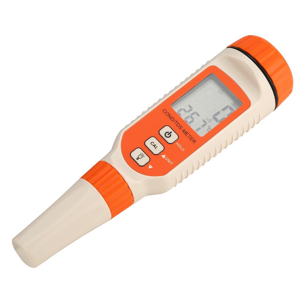 SMART SENSOR 3 in 1 Water Analyzer Conductivity Monitor Digital LCD Backlight EC TDS TEMP Meter Aquarium Measurement