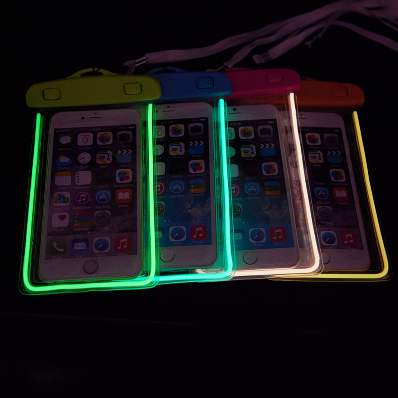 Wasserdichte praktisch fallen Für iPhone 7 6 X Xiaomi Samsung S9 S8 Klar PVC Versiegelt Unterwasser praktisch Clever-Telefon trocken Beutel Abdeckung