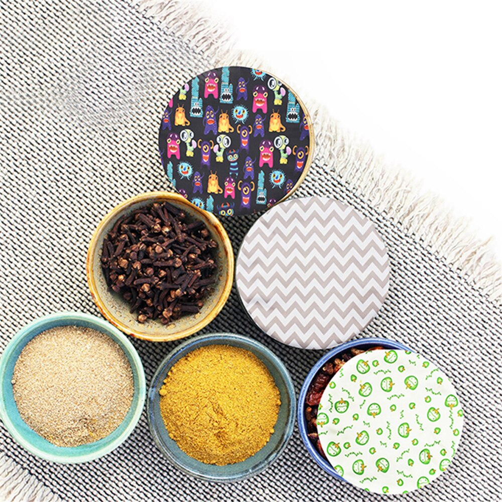 Couvercle de bol alimentaire, , 3 pièces, en tissu universel, pour ustensiles de cuisine, Pot, réutilisable, extensible, accessoires de cuisine