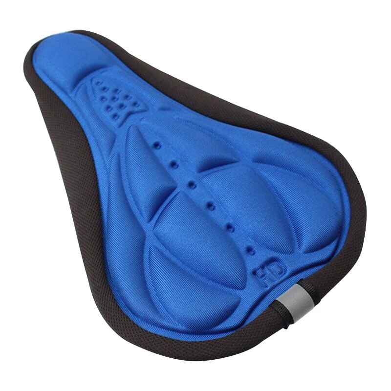 3D Soft Silicone Cycling Bike Bicycle Cover Saddle Cushion Seat Cushion Bicycle Saddle Cushion XD88: Blue