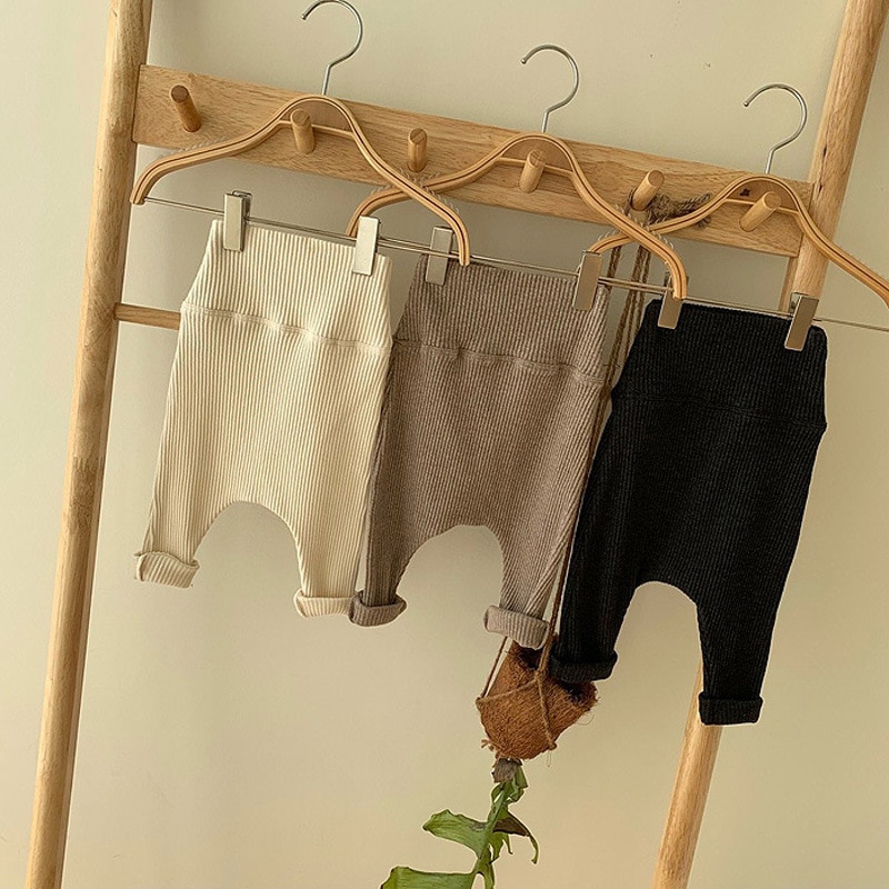 1968 Herfst Baby Meisjes Leggings Broek Kinderen Koreaanse Stijl Broek Jongens Broek Gestreepte Toevallige Strakke Broek 6M 9M