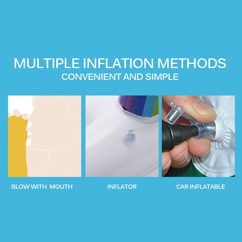 Wiaderko z lodem tęcza Chmura uchwyt na kubek basen dmuchany pływające robić basenu tratwa chłodnica piwo napój stół bar taca zabawka na imprezę akcesoria plażbyć winnym