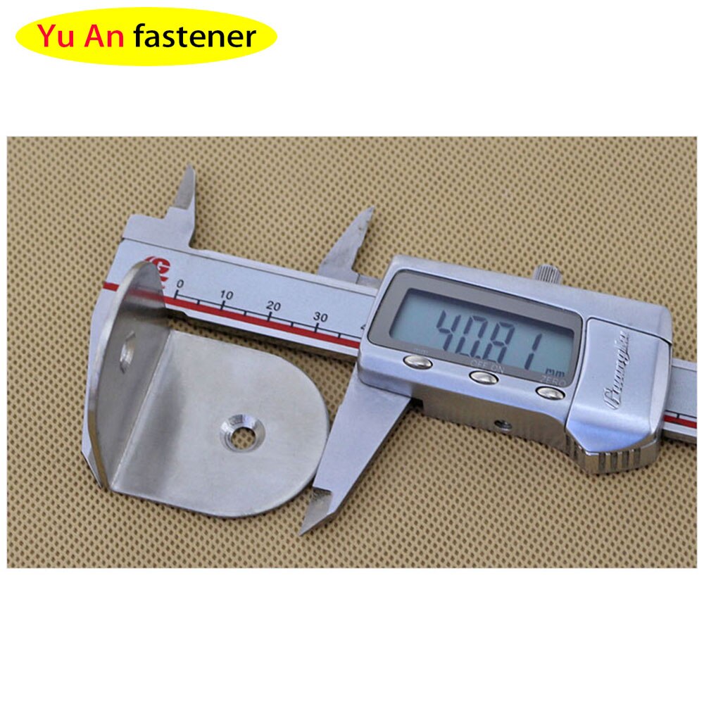 Stainless Steel Angle Code 90 Degree Right Angle Code L-shaped Angle Code Connector Thickened Angle Code L-shaped Bracket 5Pcs