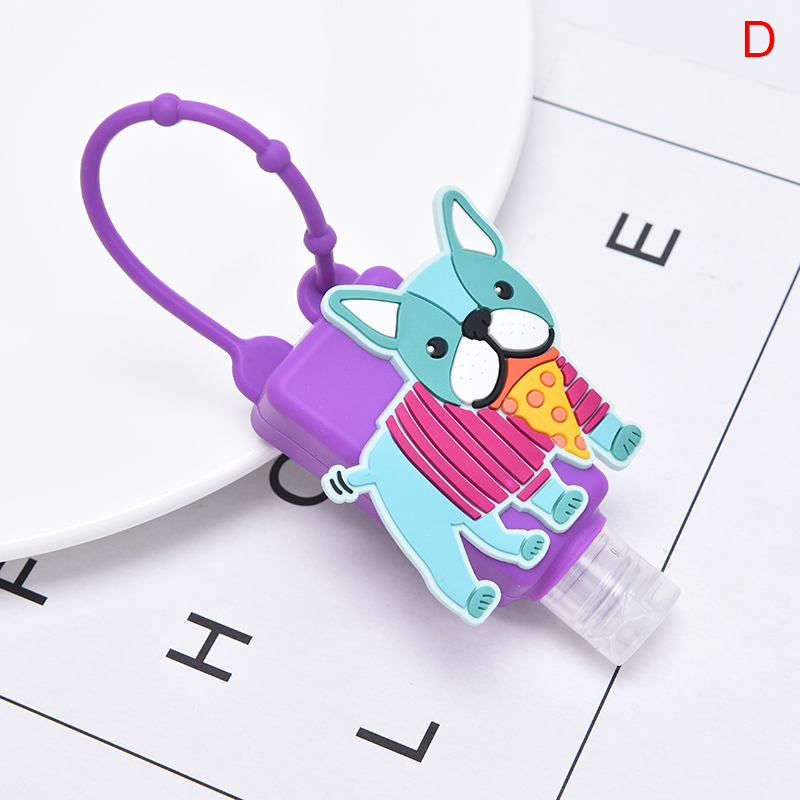 1 pièces Silicone Mini désinfectant pour les mains voyage Portable sûr support de Gel jetable pas propre distributeur de savon main support de Gel pour les enfants: D