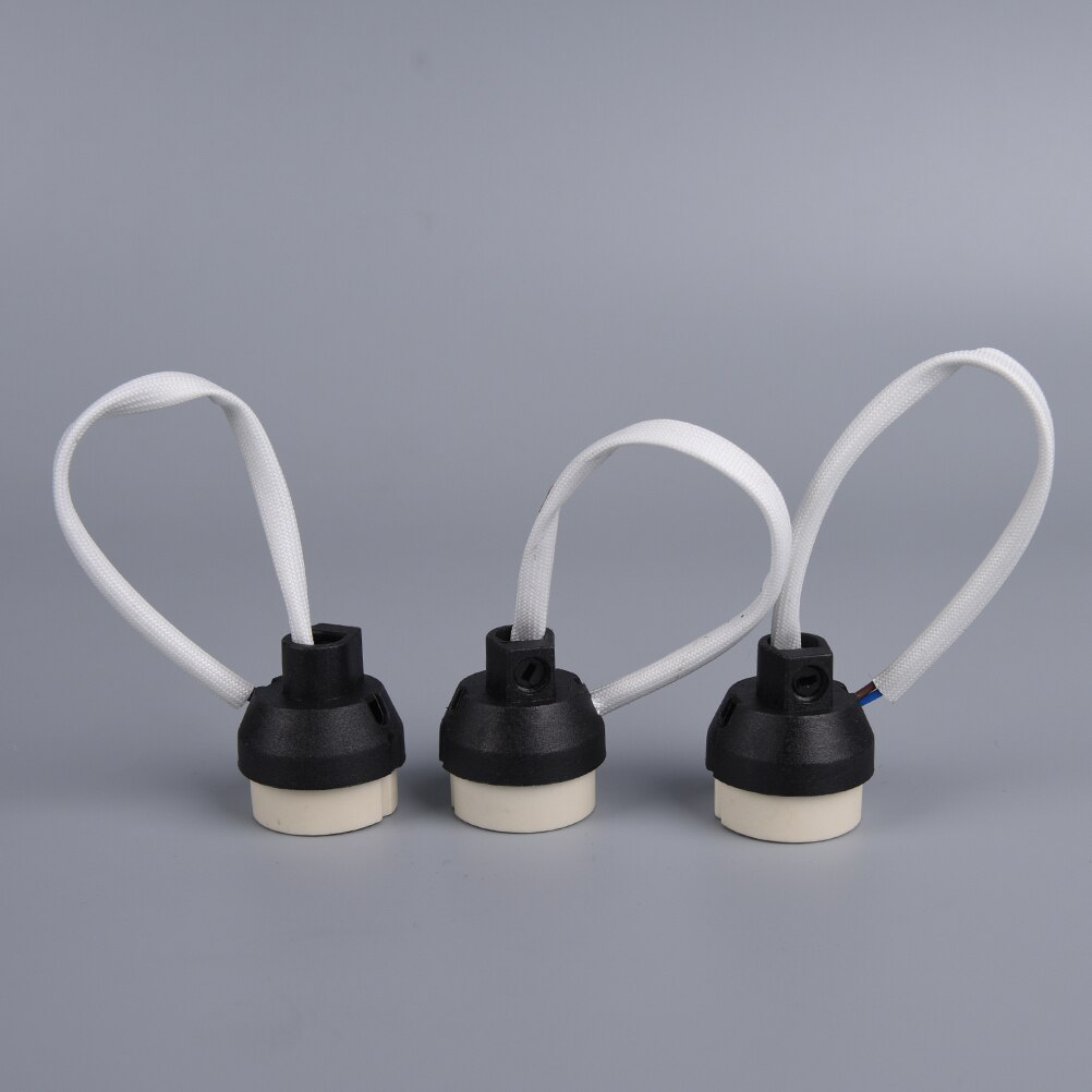 Ceramic GU10 Base Socket Adapter Wire Connector Porcelain Halogen GU10 Lamp Holder LampHolder for LED Spot Light Bulb