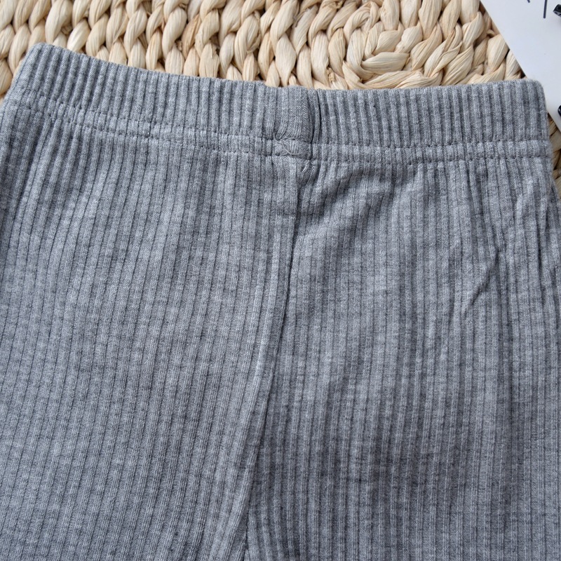 Vauvan housut taapero tytöt yksiväriset leggingsit housut lasten söpöt 100%  puuvilla ribbihousut alaosat lapsille tytöille leggingsit
