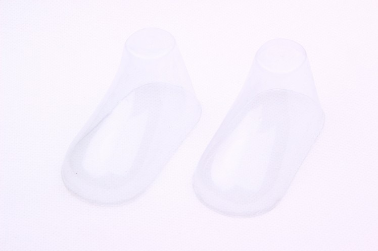 10 PAIRS Clear Plastic Baby Feet display booties, shoes, sock Display Booties Shoes Socks Clear Plastic PVC