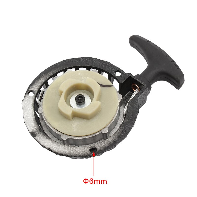 Aluminum Mini Moto Easy Pull Start Recoil Starter Part For 47cc 49cc 2 Stoke Engine Pocket Bike Dirt Kids ATV Quad Crosser