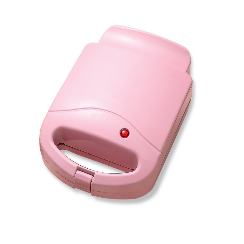 220V Household Electric Sandwich Maker Non-stick Breakfast Waffle Baking Pan Pot Pink/Red Color Available