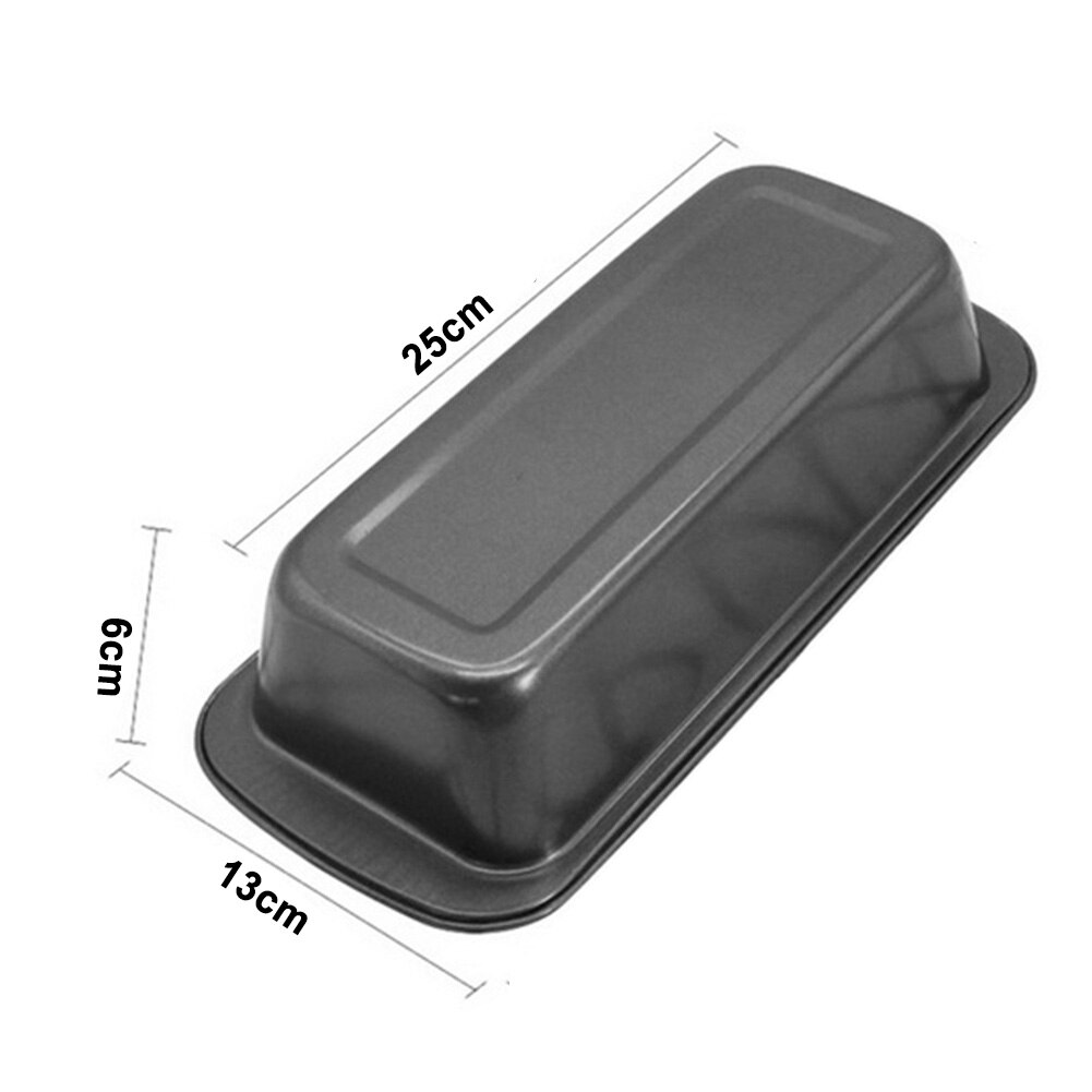 Non-stick kolstål tårta bröd limpa bakform rektangulär ost toast form