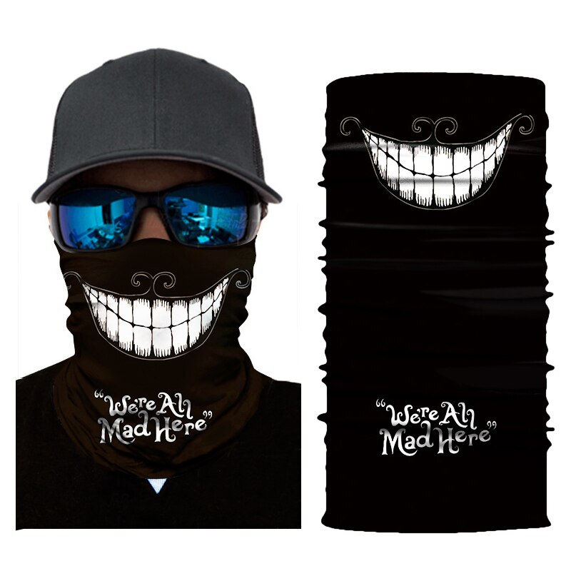 Motorfiets Bivakmuts Magic Hals Gezichtsmasker Nationale Vlag Ghost Skull Motor Motorbike Skiën Sjaal Bandana Head Shield Helm Heren: AC057