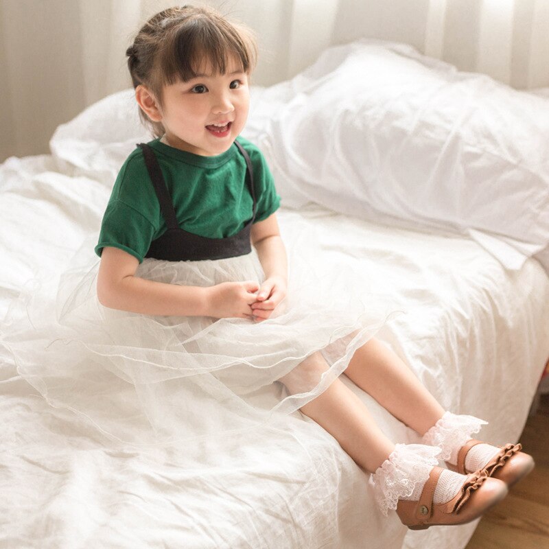 Yuxic Baby Meisjes Kant Sokken Zomer Bloem Kinderen Prinses Sokken Mooie Baby Party Sokken 0-5Y