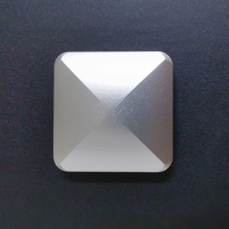 Desk Flip Toy Kinetic Spinning KineticToy Relieve Stress Spinner Adult Toys Fidget Spinner: 4 sided silver