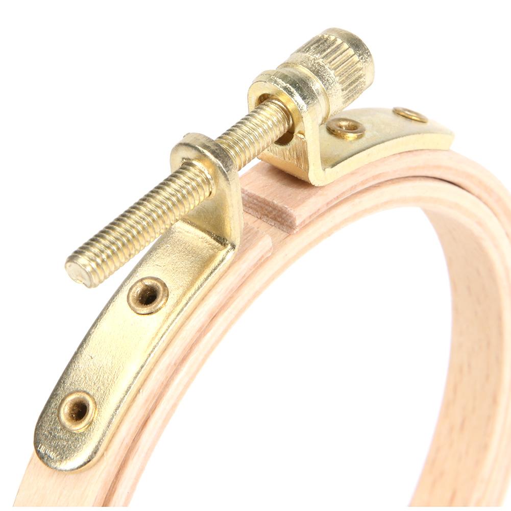 Embroidery Hoop DIY Wooden Cross Stitch Frame Needlework Hoop Ring Hand Embroidery Tool