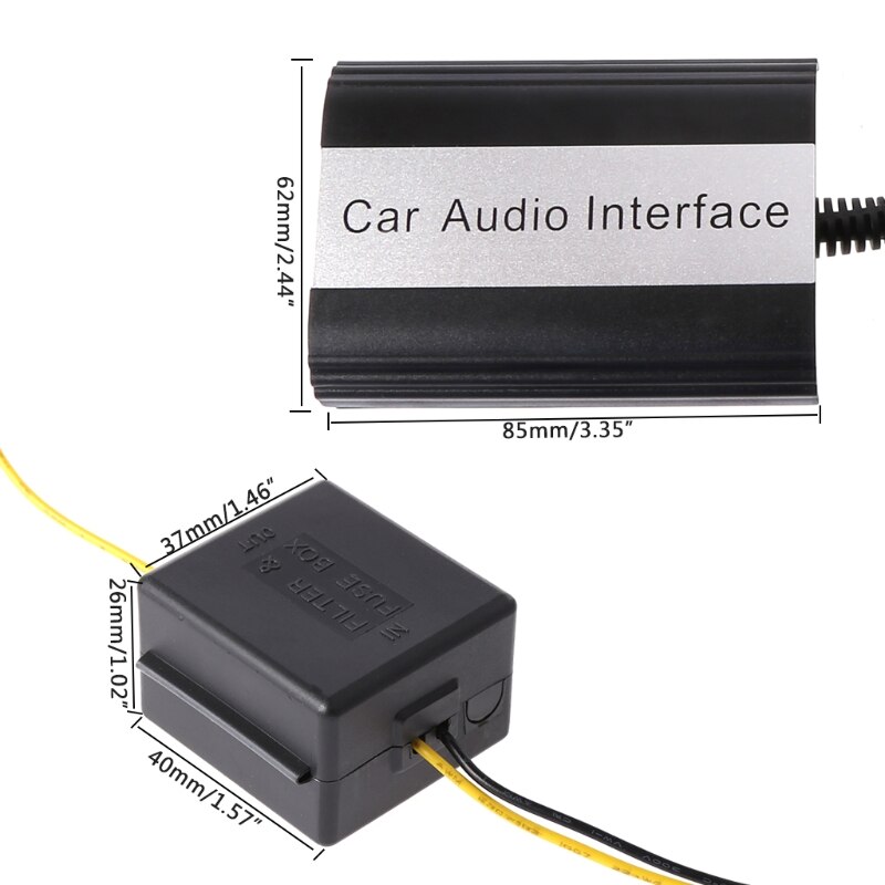 Håndfri bil bluetooth kits  mp3 aux adapter interface til volvo hu-series  c70 s40/60/80 v40 v70 xc70