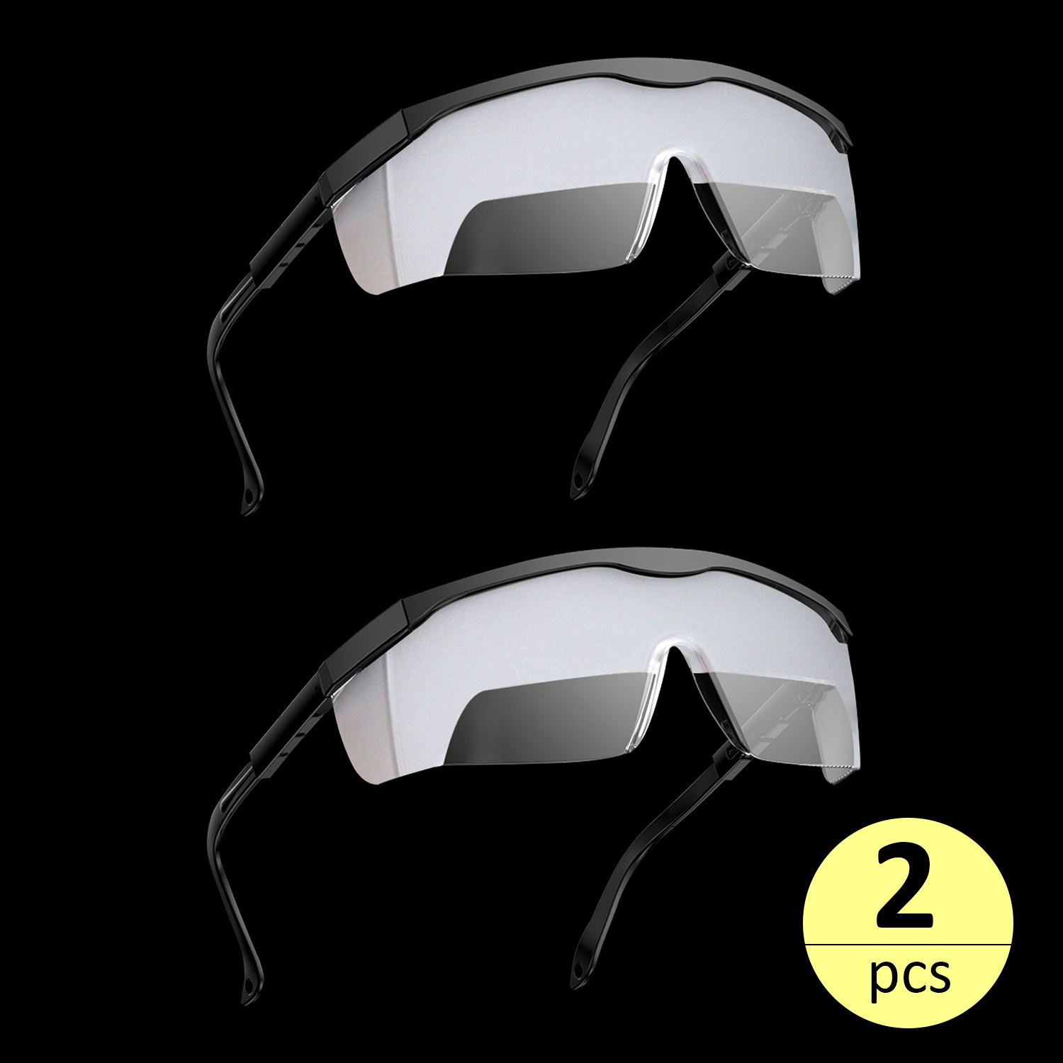 Gafas de sol con limitación de visión, antivaho, antiarañazos, a prueba de polvo, sombreado para piloto, entrenamiento de instrumentos IFR con patillas ajustables: Naranja