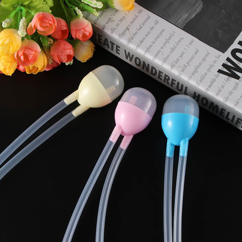 1pcs Safety Nose Cleaner Suction Device Newborn Baby Nasal Aspirator Anti Back Flow Infant Wash Your Nose Care Aspirator Tool