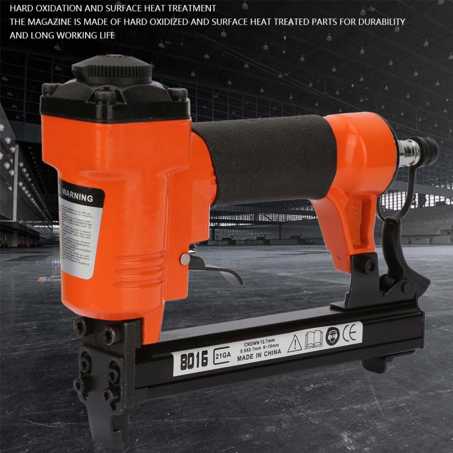 Agrafeuse pistolet pneumatique clou pistolet droit clou Air cloueuse agrafeuse pour bois incrustation et fixation de meubles fabrication