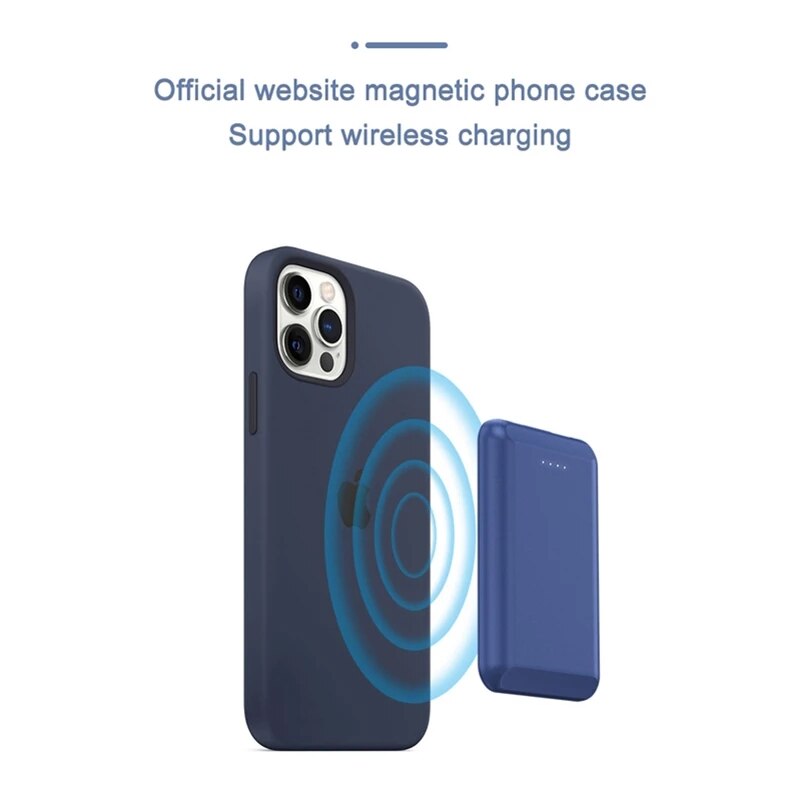 Caseier Mini Magnetische Draadloze Power Bank Voor Iphone 12 Pro Max Mini Draagbare Oplader Externe Batterij Dunne Powerbank