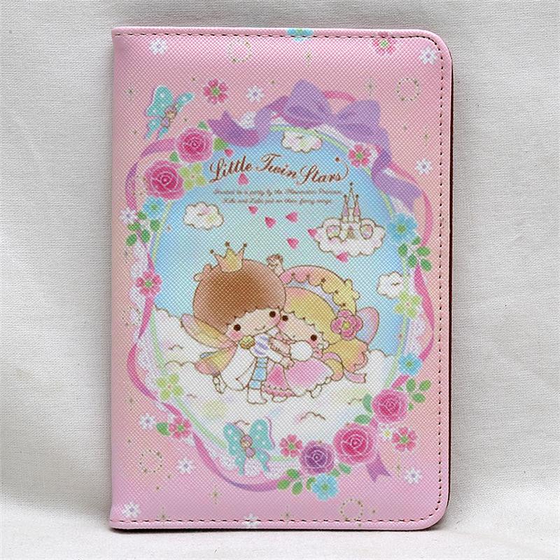 Mcneely peach blossom kvinner passdeksel rosa skinn passholder med kortholder jente pass etui porte carte: Rosenrød