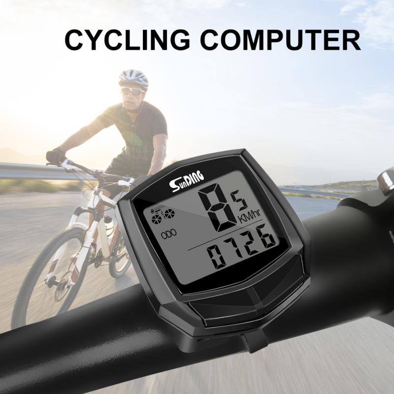 Waterproof Bicycle Wired Computer Speed Detector With LCD Digital Display Odometer Speedometer Cycling Accessories