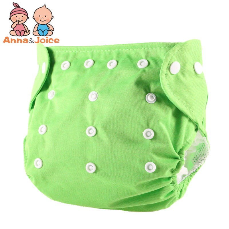 30pc Baby Diapers Washable Reusable Nappies Adjustable Winter Summer Version Diapers /Cotton Training Pant: green / for winter