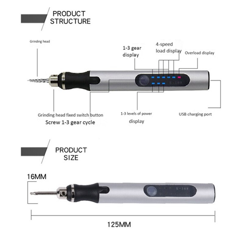 Portable Mini Electric Engraving Pen for Scrapbooking Tools Stationery Diy Engrave Electric Carving Graver Tools