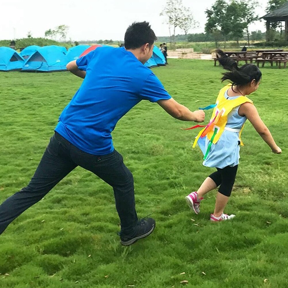 Nouveaux enfants en plein air drôle jeu jouet ceinture pour maternelle enfants attraper queue équipement de formation travail d'équipe jeu jouets pour les enfants