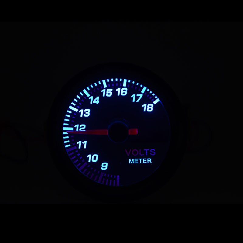 52mm boost/vakuum/vattentemp/oljetemp/oljepress/spänning/varvräknare/luftbränsleförhållande/egtmätare analog blå led + 52mm gauge pods