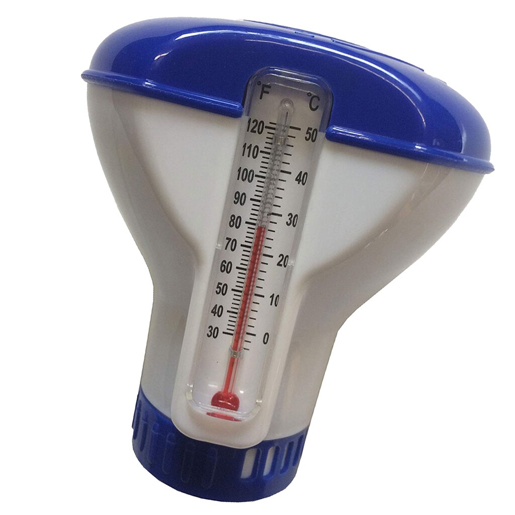 5Inch ABS Plastic Chemical Dispenser With Thermometer Spa Tub Tool